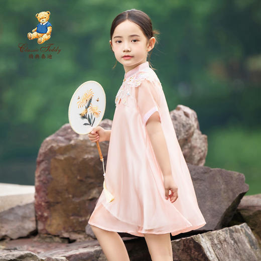 【120-160】【精典泰迪】中国风古风公主裙女童汉服连衣裙 商品图4