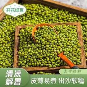 【清凉！农家自种绿豆1500g更值】当季新豆，颗粒饱满，好煮易烂，出沙软糯，明绿豆笨易煮新货五谷杂粮粗粮冰沙未脱皮