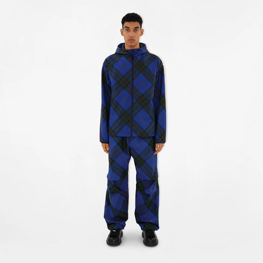 BURBERRY 巴宝莉 男士马术骑士徽标刺绣格纹外套 格子 8083618 B7369 商品图1