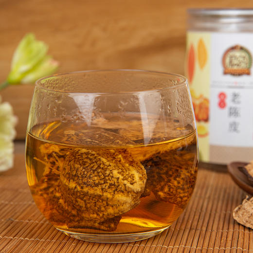 【粮药LY】 新会老陈皮 泡水橘皮 陈皮 老陈皮 40g/罐 耐泡自然 商品图3