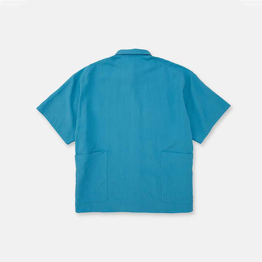 DIGAWEL Side pocket S/S shirt 透气混纺面料侧口袋廓形短袖衬衫 商品图3