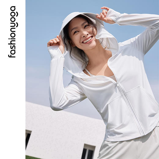 凡圣瑜伽轻薄透气防晒外套F14806 商品图10
