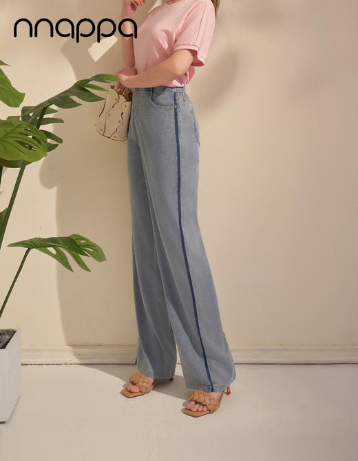 外穿时尚深色边阔腿裤PA29289 商品图3