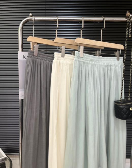 🌷【国风杨柳皱流光空气防晒裤裙裤】✅精选流光杨柳皱面料，久穿光泽度不变！💥 💥 商品图3