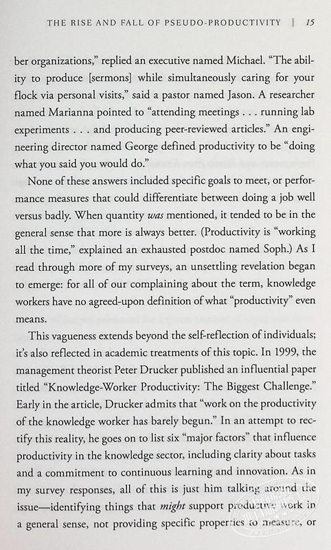 【中商原版】生产力缓慢 失落的成就艺术而不倦怠 Slow Productivity 英文原版 Cal Newport 职场提高工作效率 自我提升 商品图6