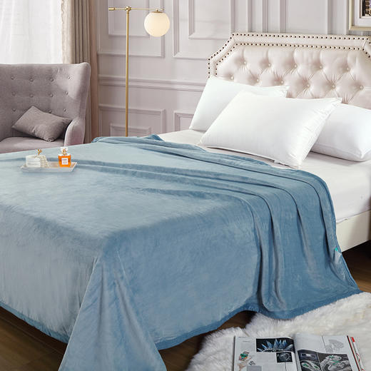 【紫韵家纺】紫韵 臻丝绒美眠毯 180*200 商品图1