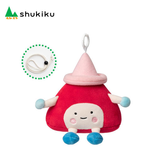 shukiku 趣味小树精灵 毛绒挂饰 红色 商品图1