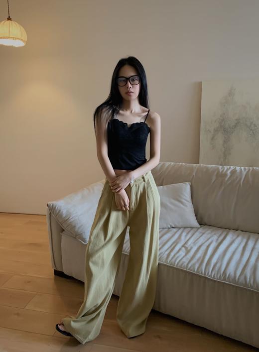 老米优品🎈2件包邮《高颜值🌸微醺蕾丝免文胸小吊带》自带胸垫，浪漫蕾丝小花纹，满满少女心！DD240516A 商品图1