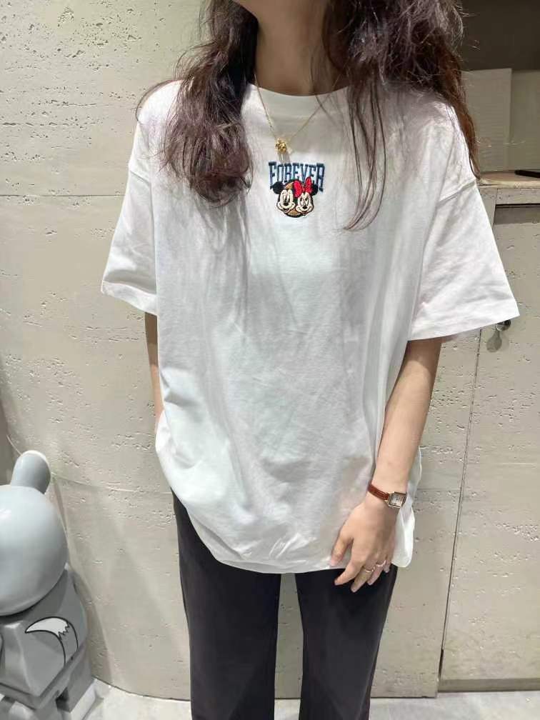 女绣公仔短袖大T70355