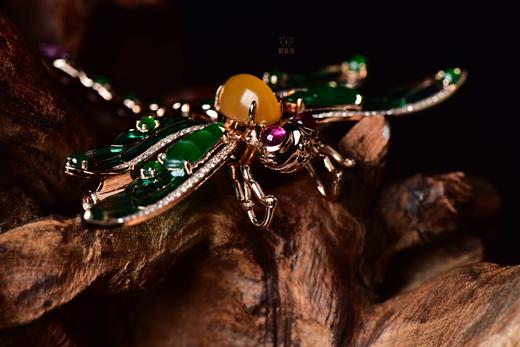 【御风而行】欧珀蜻蜓胸针-XZ12403018 商品图1