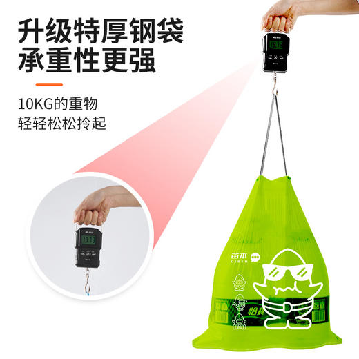 【拍1发100只！夏季必备！驱蚊防虫垃圾袋！】艾草加持！新品艾草驱蚊驱虫垃圾袋！告别臭气哄哄！100只大卷垃圾袋！家用艾草驱蚊抽绳式垃圾袋加厚厨房-LC17XP04 商品图1