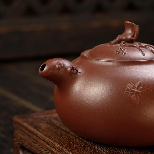郭琴 全手工满园春色壶 宜兴原矿茶壶紫砂壶功夫茶泡茶壶紫砂茶具仿古 商品图4