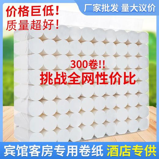 卫生纸批发宾馆酒店旅馆用小卷纸卫生间厕纸圈纸巾 商品图0