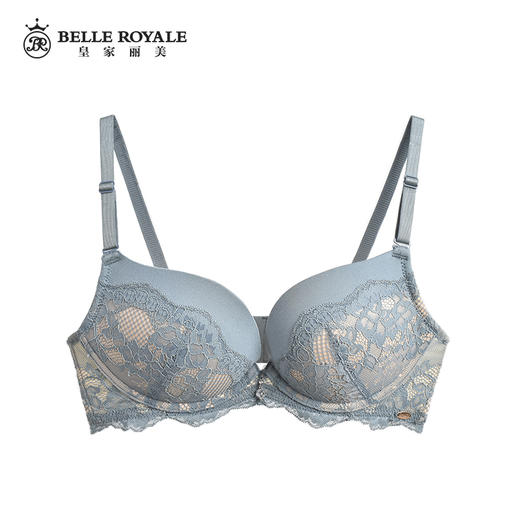 【秒杀品不退不换】皇家丽美透气记忆软钢圈性感蕾丝聚拢文胸WJ902-2 商品图5