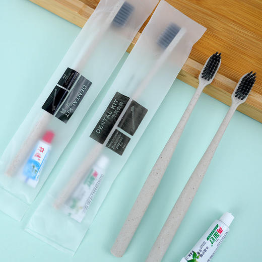 酒店宾馆一次性牙刷洗漱用品独立包装软毛带牙膏家用待客牙具套装 商品图1