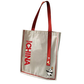 中国国家队运动项目大容量帆布环保袋（羽毛球）