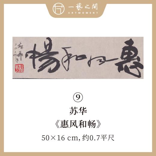 （二）苏华书法原作 每张尺寸50x16cm横幅 《秋水绝尘》《大江东去》四字吉语禅意好内容等 手写手书纸本宣纸 现成作品精选呈现 雅致值得收藏 【限量特供 现货包邮】 商品图2