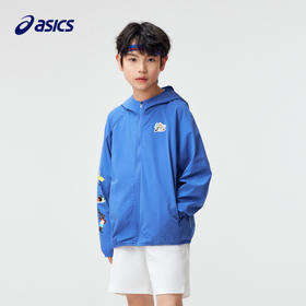 ASICS/亚瑟士IP联名童装2024儿童UPF50+防晒服遮热抗菌外套夏季新