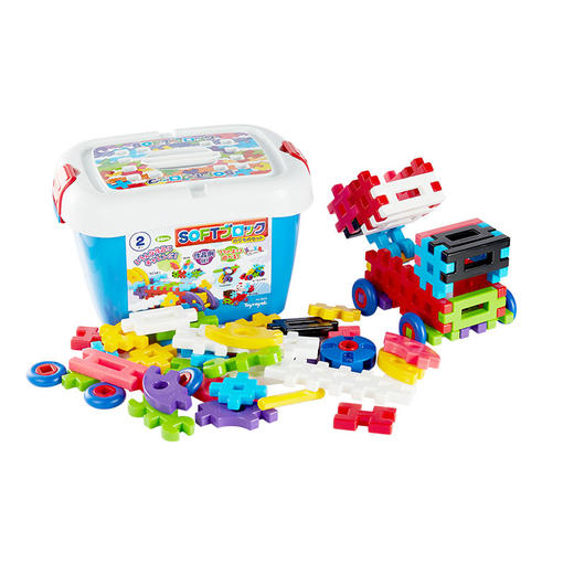 皇室益智软积木-交通工具组（蓝）TR3645 商品图1