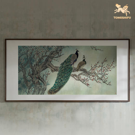 铜师傅 手工錾刻 铜雕画《满堂彩》客厅玄关画沙发背景墙装饰画 商品图3