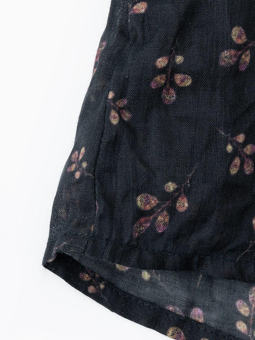 COCO ZONE "碎花短袖“夏季复古轻薄圆领衬衫百搭短袖上衣CC1B1257 商品图7