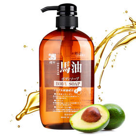 蝶印 保湿精华马油沐浴露 600mL