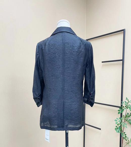黑色暗纹极简收腰西服 商品图7