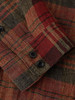 COCO ZONE 复古格子长袖翻领衬衫百搭单排扣上衣CC1B1267 商品缩略图5