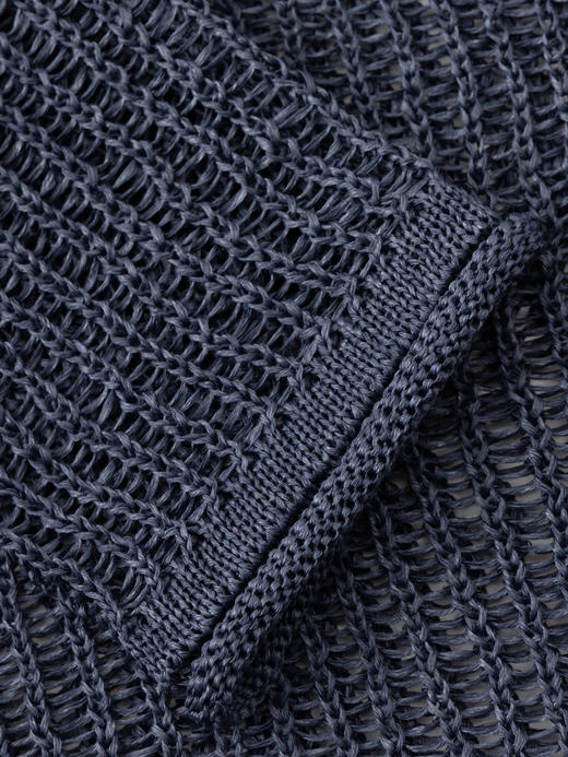 COCO ZONE 夏季V领单排扣针织衫百搭长袖上衣CC1B1245 商品图6