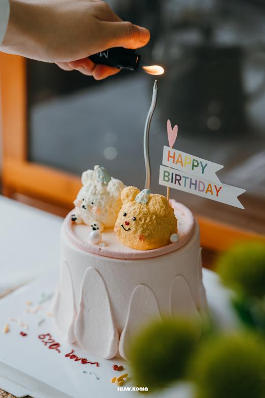 情侣小熊手绘蛋糕（同城配送） | 烤爱 商品图2