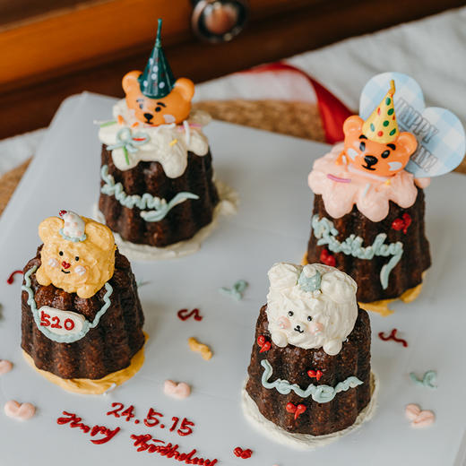 烤爱·生日蛋糕【可露丽系列】·法式的浪漫·天使铜铃·聚会生日节日 甜蜜520情侣 闺蜜款【仅限深圳同城配送】 商品图0