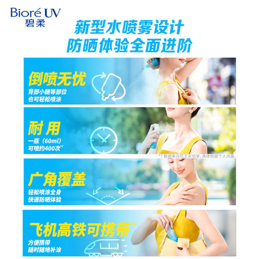 【保税仓】Biore碧柔AQUA水感防晒乳液70ml 商品图3