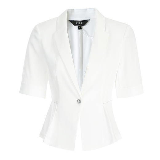 EITIE爱特爱气质干练修身薄款五分袖收腰西装短外套夏季新款B2403304 商品图5