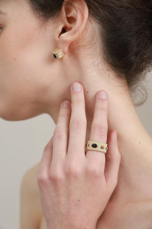 SOL DE VERANO 格兰纳达系列立方体耳钉 商品图1