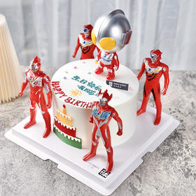 【超人】-新鲜芒果与百利脆脆片夹心，有进口动物淡奶油和混合乳脂奶油可选、数字可以改的，需要更改可备注