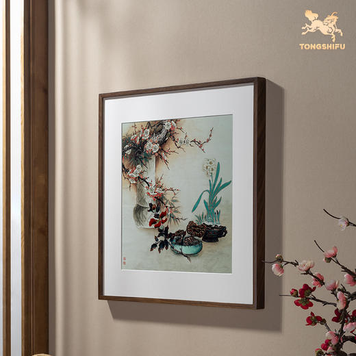 铜师傅 手工錾刻 铜雕画《延年》客厅玄关画沙发背景墙装饰画 商品图4