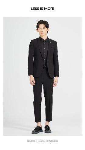 4F【利郎】Lessismore 都市通勤-西服（九分裤）-黑