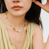 Onchic 柠檬玉串珠项链女天然玉石珍珠毛衣链小众设计感锁骨链 商品缩略图0