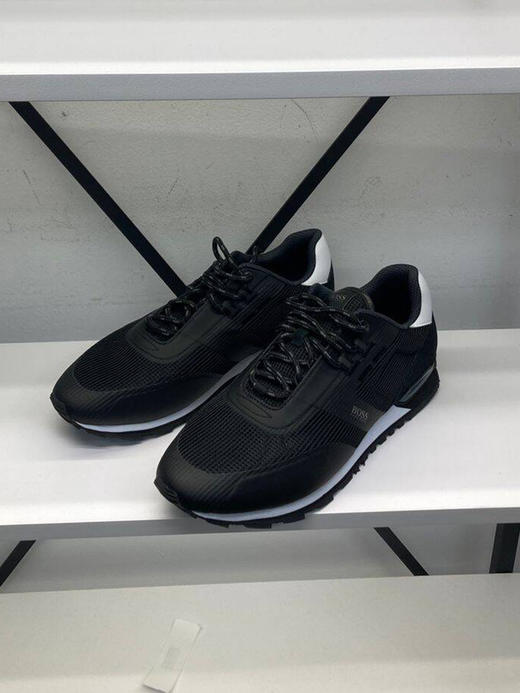 瑕疵HUGO BOSS/胡戈波士 男士网面拼接缓震透气低帮系带运动休闲鞋（鞋盒错误） 商品图0