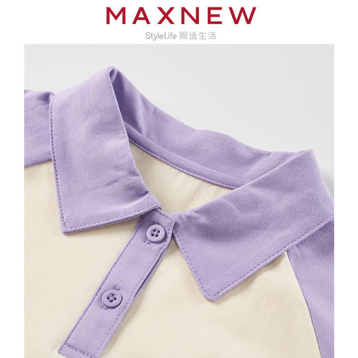 【POLO】 童装舒适云感棉撞色印花POLO 1N2361101 商品图2