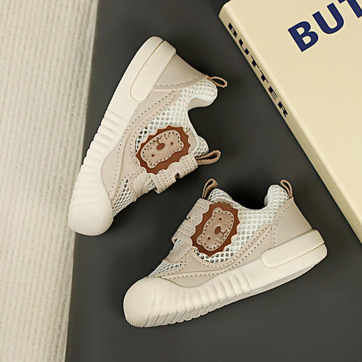 【夏日清凉，单网透气~】软面软底婴儿鞋 网面透气儿童学步鞋 男宝宝机能鞋 女童单魔术贴凉鞋-QQ 商品图3