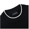 ARMANI阿玛尼 春夏新品 男士经典鹰标字母印花短袖T恤 520礼物 黑色 3D1TD4 1JUVZ 0054 XL 商品缩略图4