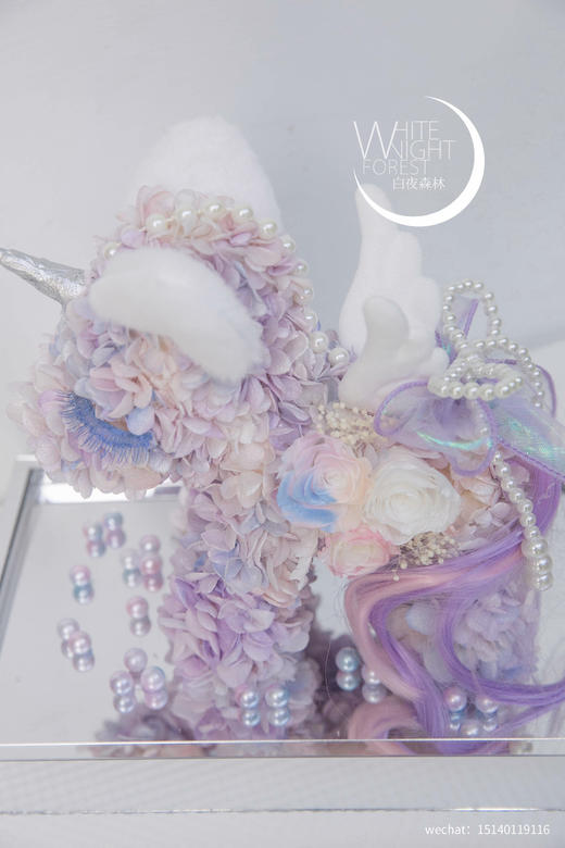 永生花新品发光独角兽 商品图5