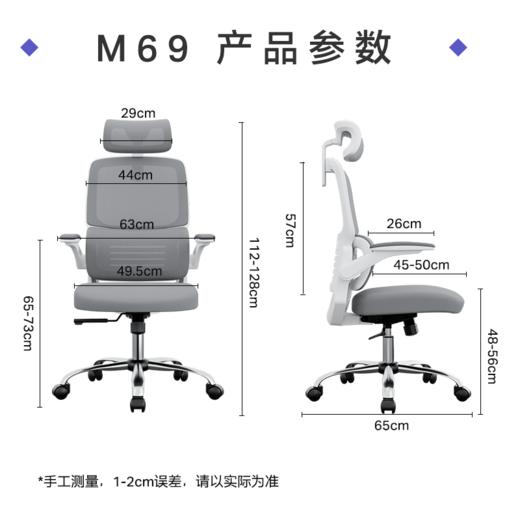 【人体工学设计 久坐更放松】永艺M69双背撑腰椅 独立分区 腰背分离 商品图5