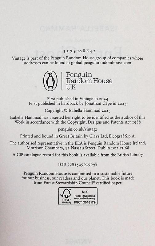 【中商原版】幽灵登场 2024女性小说奖入围 英裔巴勒斯坦作家伊莎贝拉 哈马德 Enter Ghost 英文原版 Isabella Hammad 商品图4