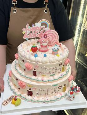 麦乐蒂粉色主题 双层定制款 