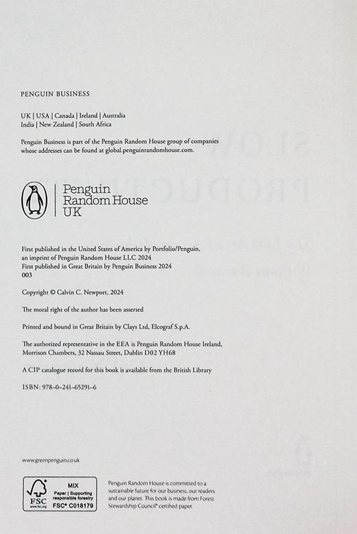 【中商原版】生产力缓慢 失落的成就艺术而不倦怠 Slow Productivity 英文原版 Cal Newport 职场提高工作效率 自我提升 商品图4