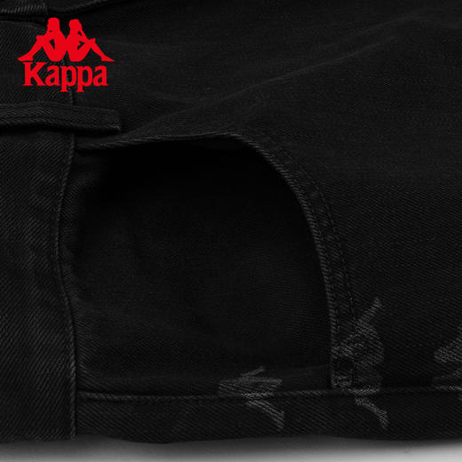 卡帕 Kappa运动时装系列牛仔裤秋男运动长裤休闲卫裤K0B52AN60G 商品图3