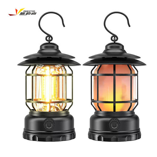 悠拓者复古户外氛围野营灯 简约造型  柔和暖光 商品图6