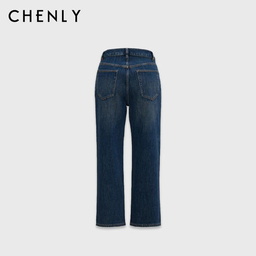 尘衣｜口碑品线新型弹力面料九分牛仔裤 商品图3